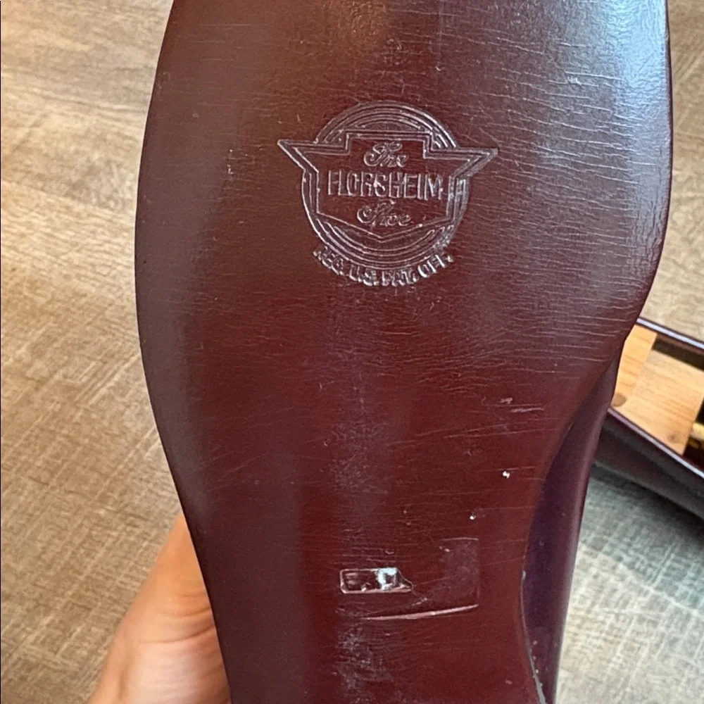 Florsheim Berkley Moc Toe Penny Loafers Men’s 9.5XW EXTRA WIDE Burgundy READ